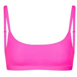 Skims FITS EVERYBODY SCOOP BRALETTE Neon Pink 4X LIMITED EDITION